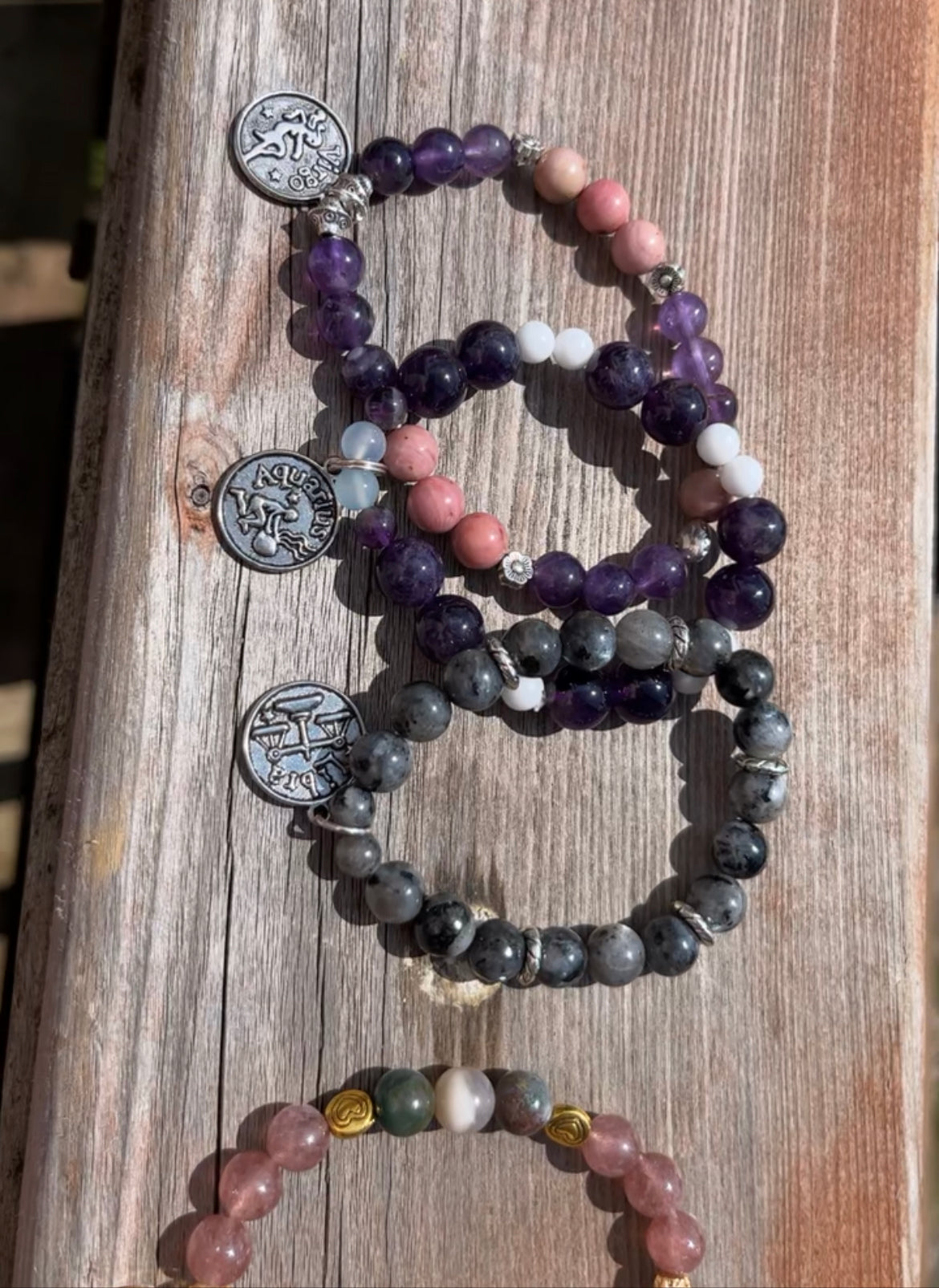 Zodiac Crystal Bracelets